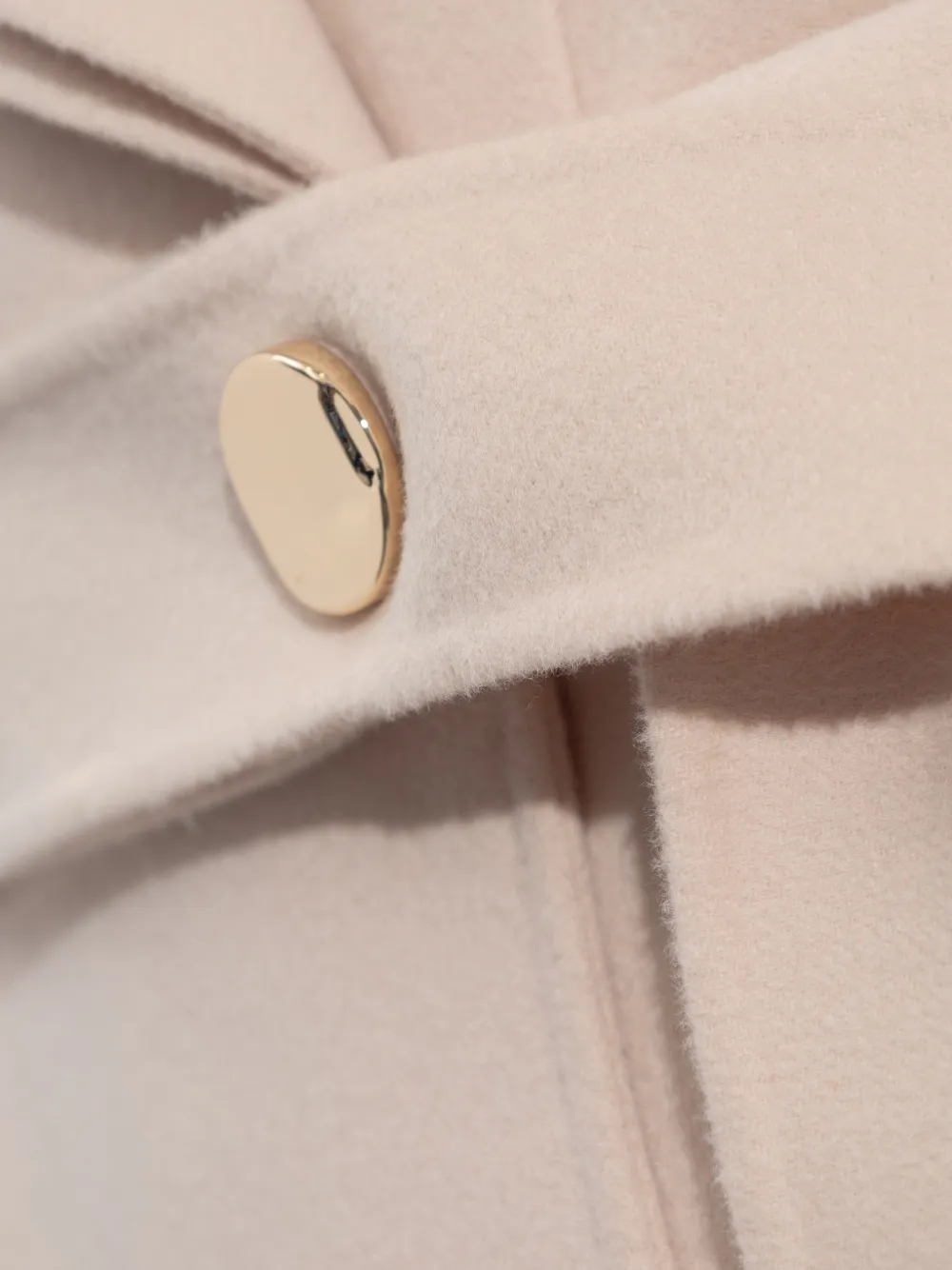 Sportmax Spsbosso mouwloze jas met ceintuur Beige