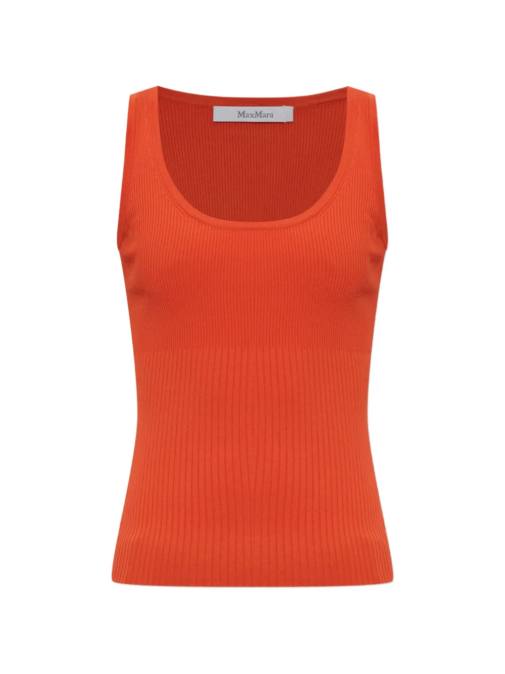 Max Mara ribbed tank top - Arancione