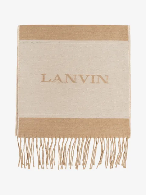 Lanvin fringed scarf