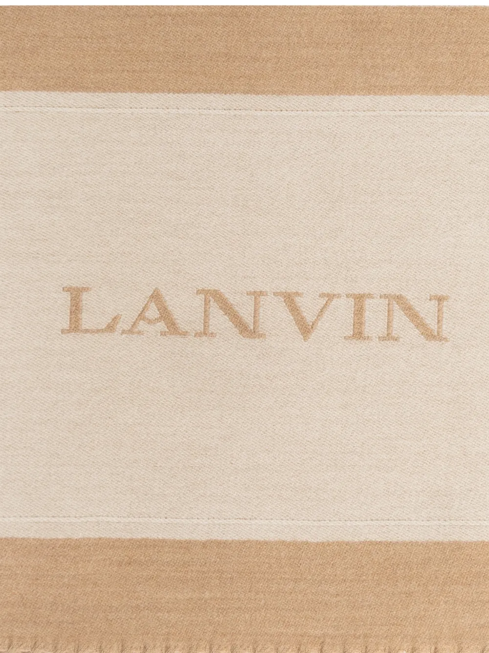  Lanvin Bufanda Con Flecos - Neutro 