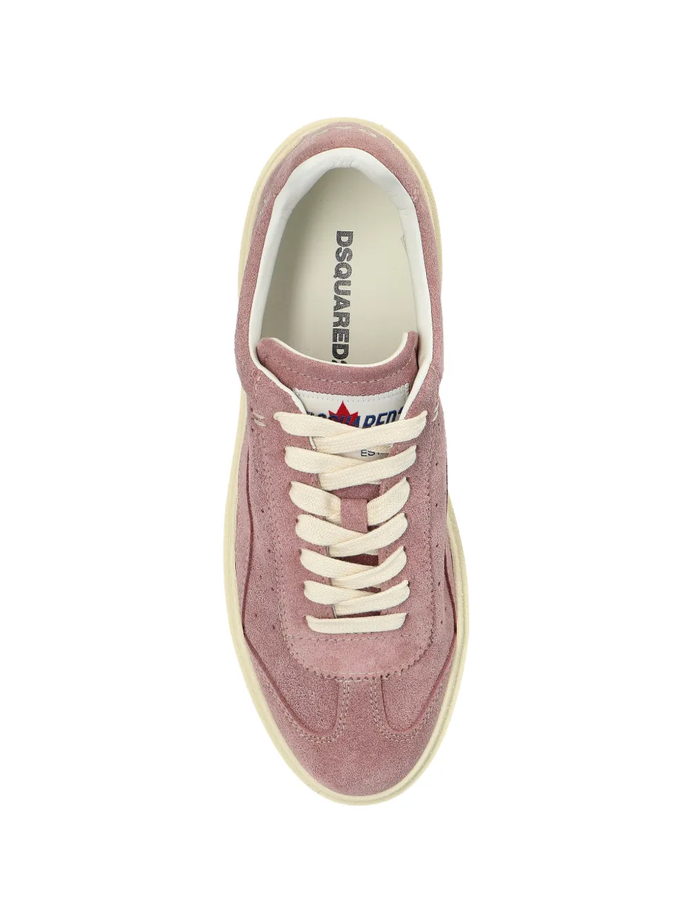 DSQUARED2 Rider leather sneakers Roze