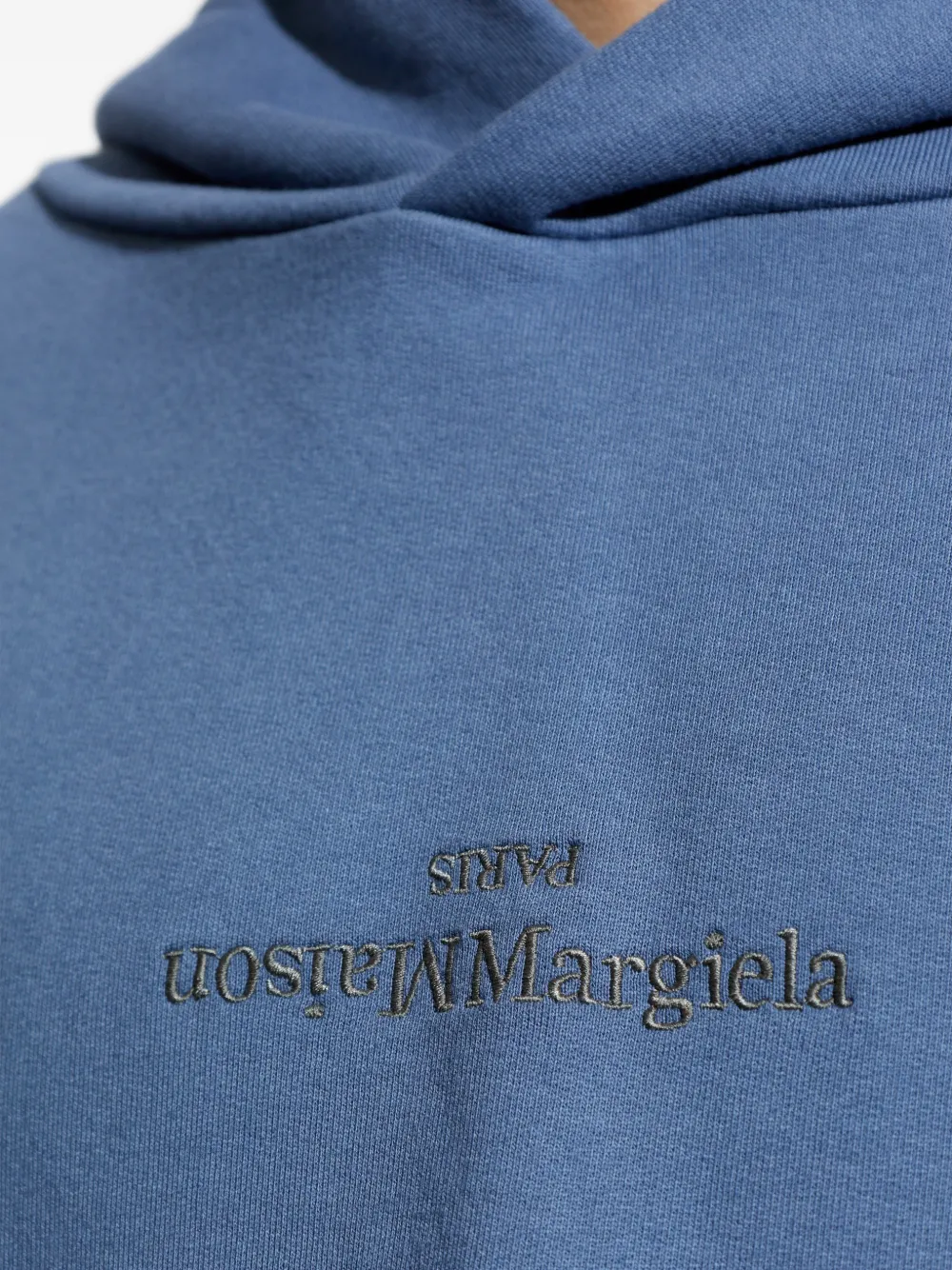 Maison Margiela Sweater met capuchon Blauw