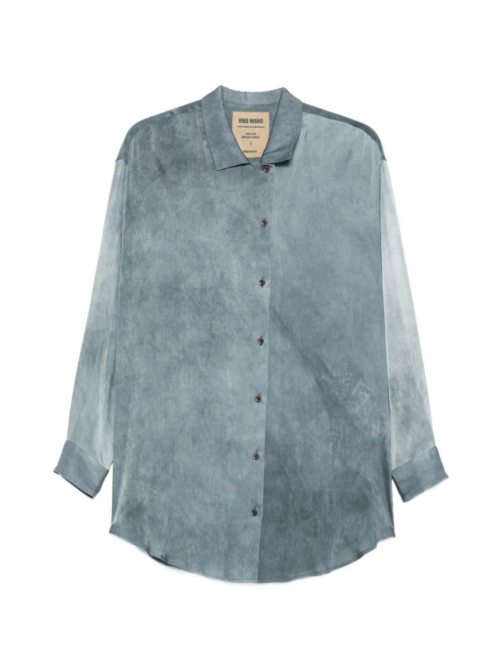 Uma Wang Teays buttoned shirt - Blu