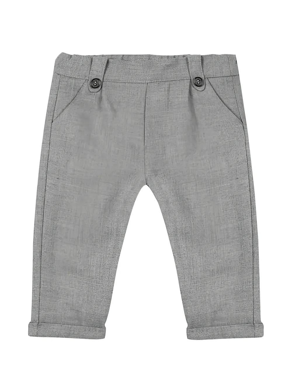 Tartine Et Chocolat button detail trousers - Grigio