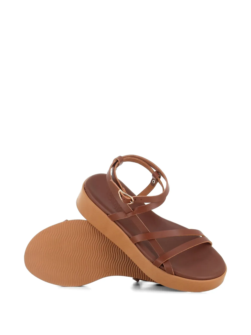 Ancient Greek Sandals Stiliani sandalen Bruin