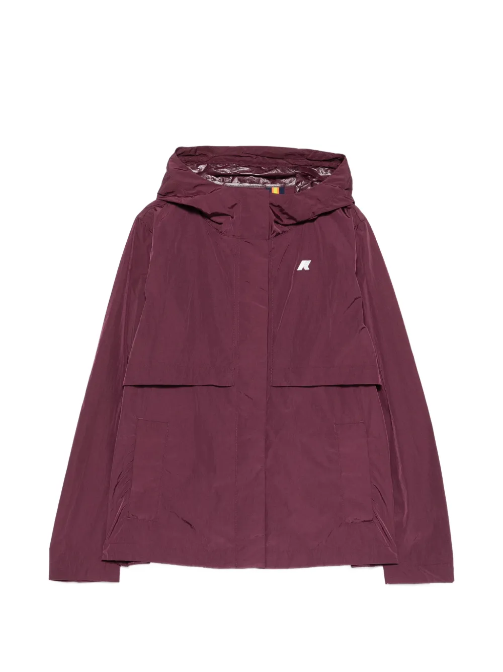 K-Way hooded jacket - Violett