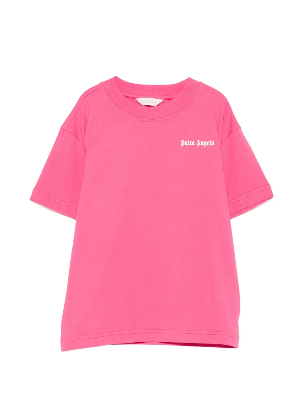 Palm Angels Kids logo-print T-shirt - Rosa