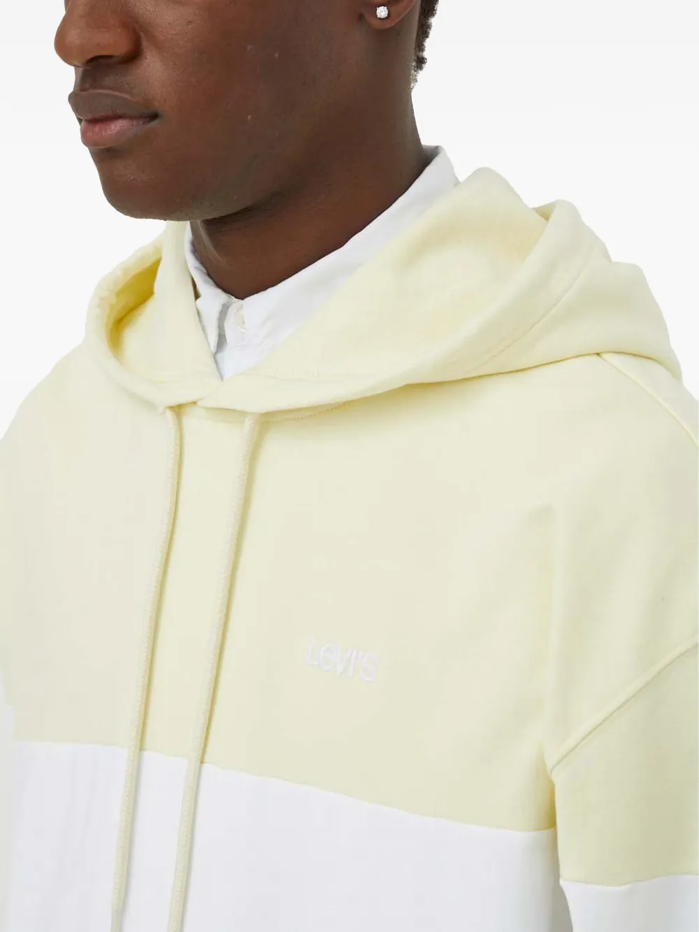 Levi's colourblock hoodie Geel