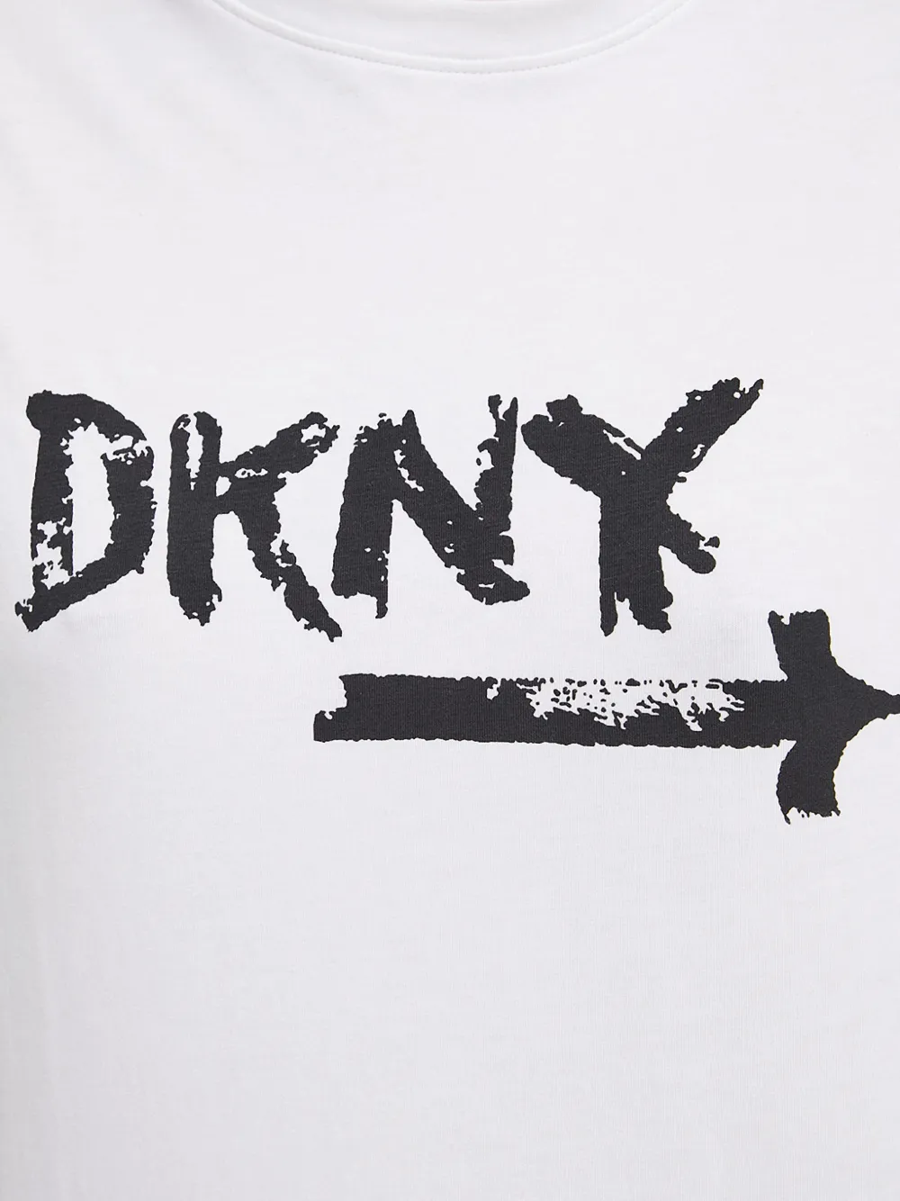 DKNY Pyjamatop met logoprint Wit