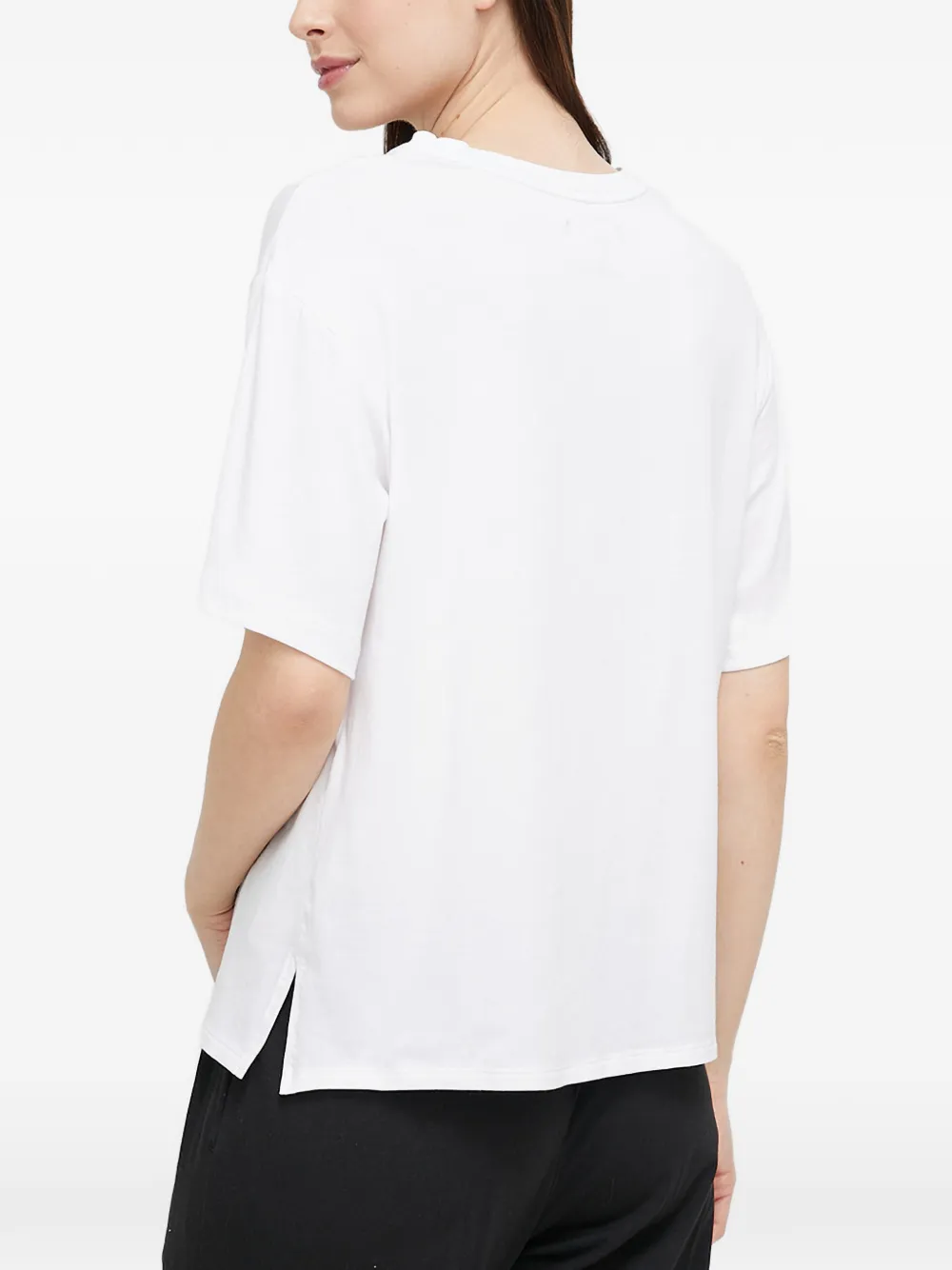 DKNY Pyjamatop met logoprint Wit