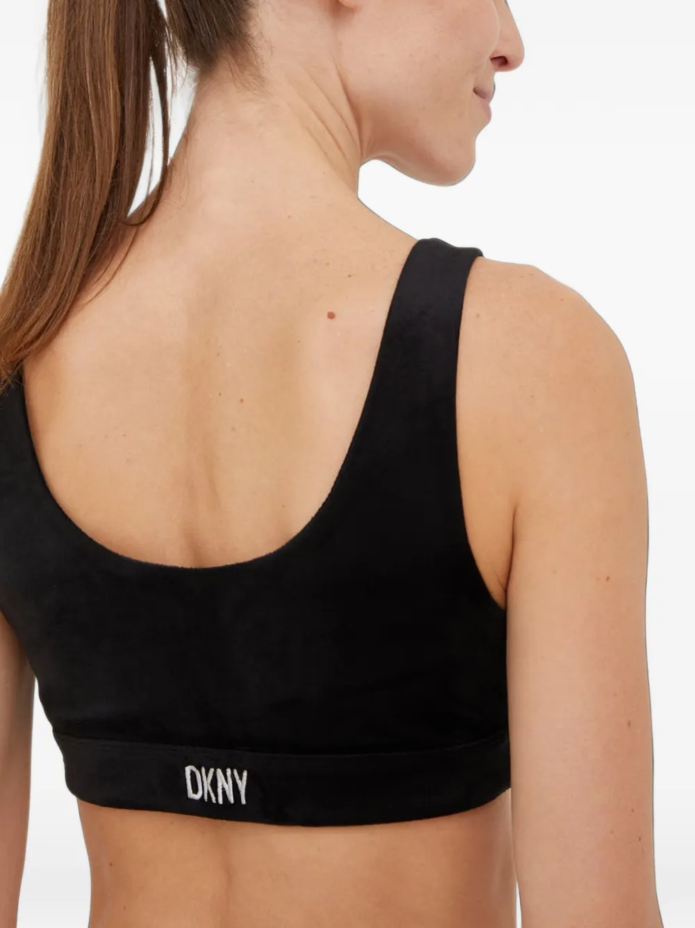 DKNY Bh met V-hals Zwart