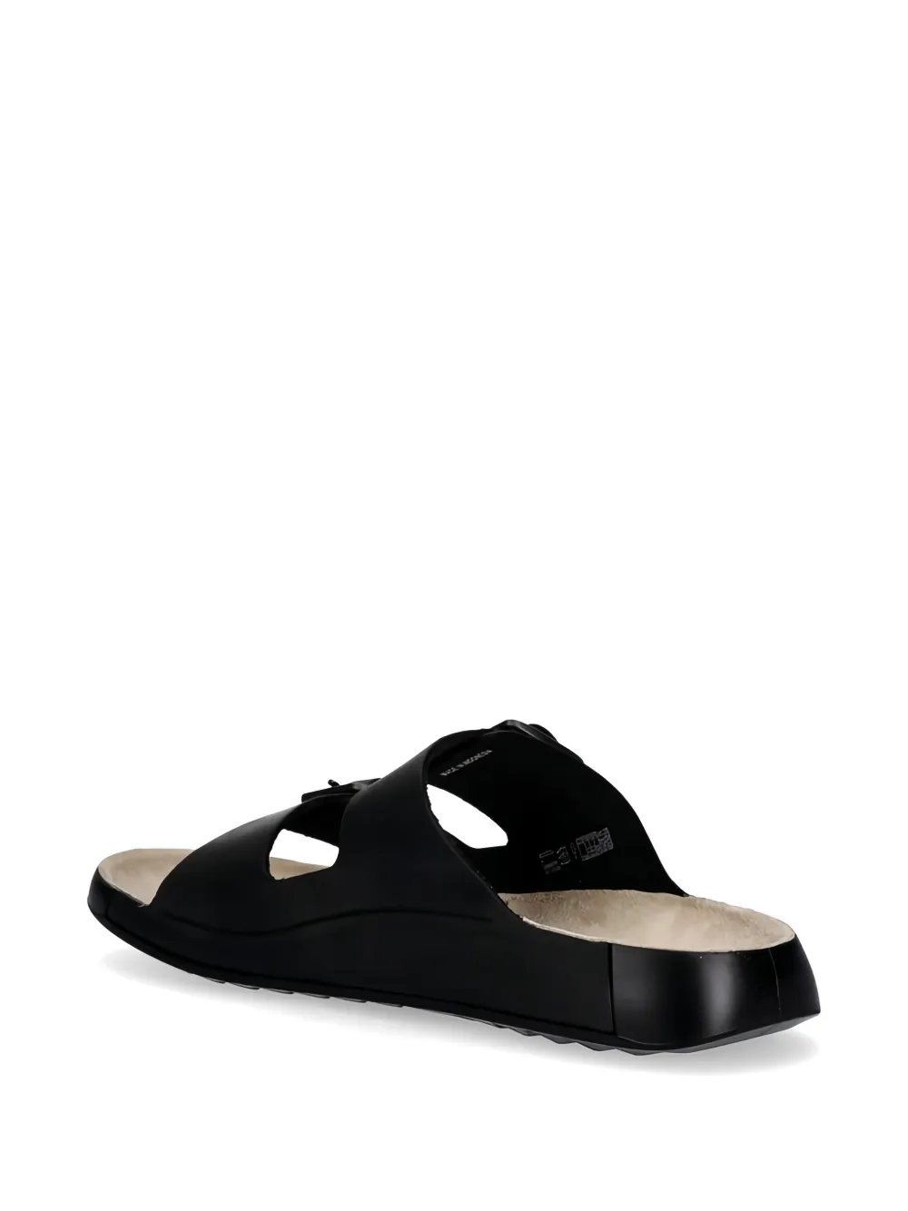 ECCO Sandalen met gespdetail Zwart