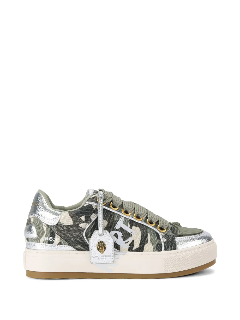 Kurt Geiger London Sneakers con stampa camouflage - Verde