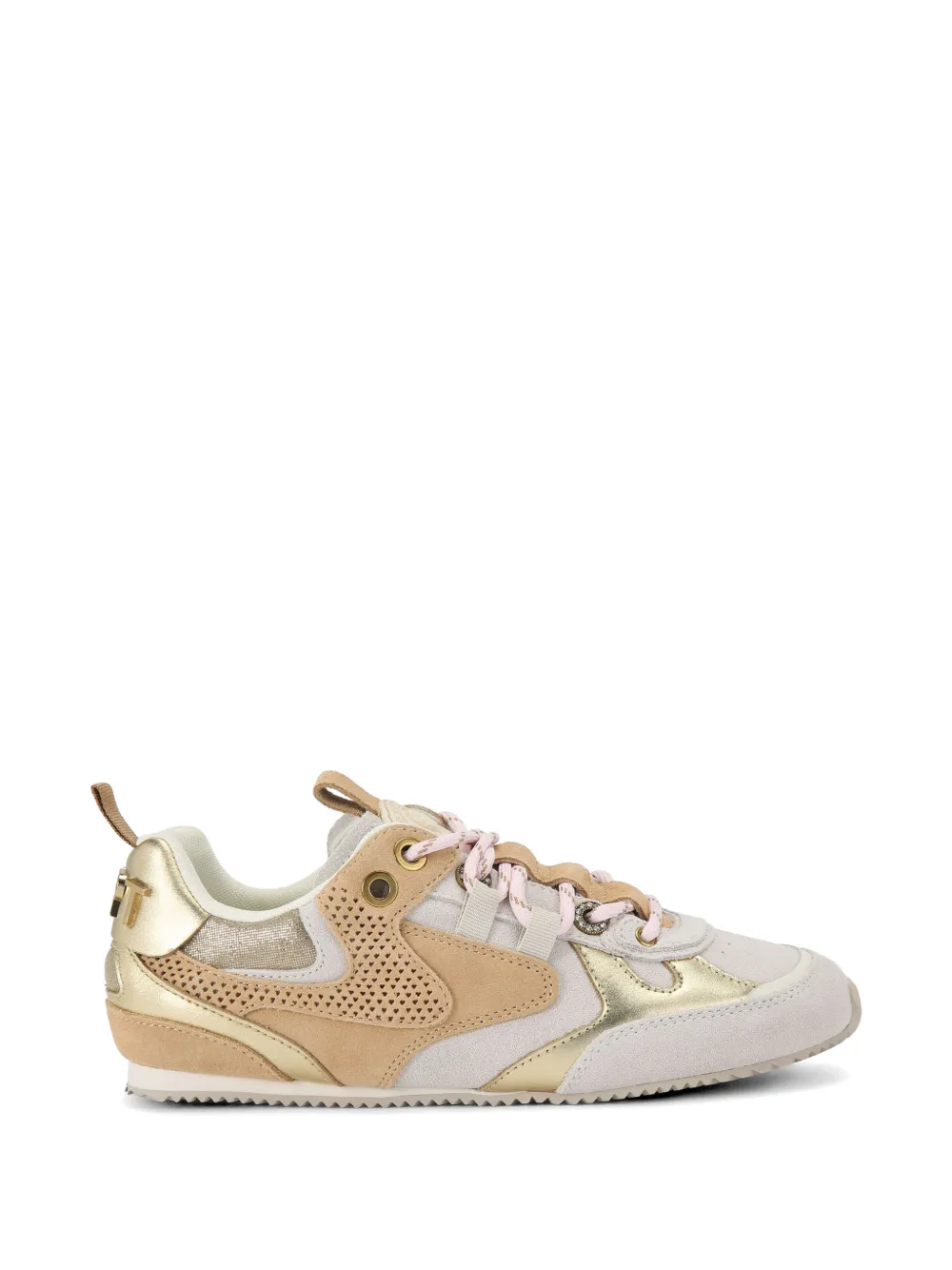 Kurt Geiger London Slim-Fit-Sneakers mit perforiertem Einsatz - Nude