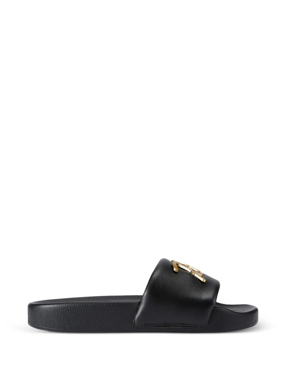 Kurt Geiger London Cursive Kurt sandalen met logo Zwart