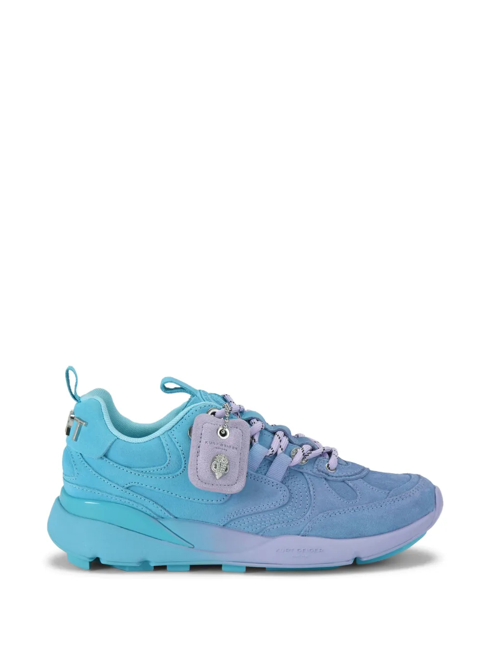 Kurt Geiger London Runner sneakers met tube veters Blauw