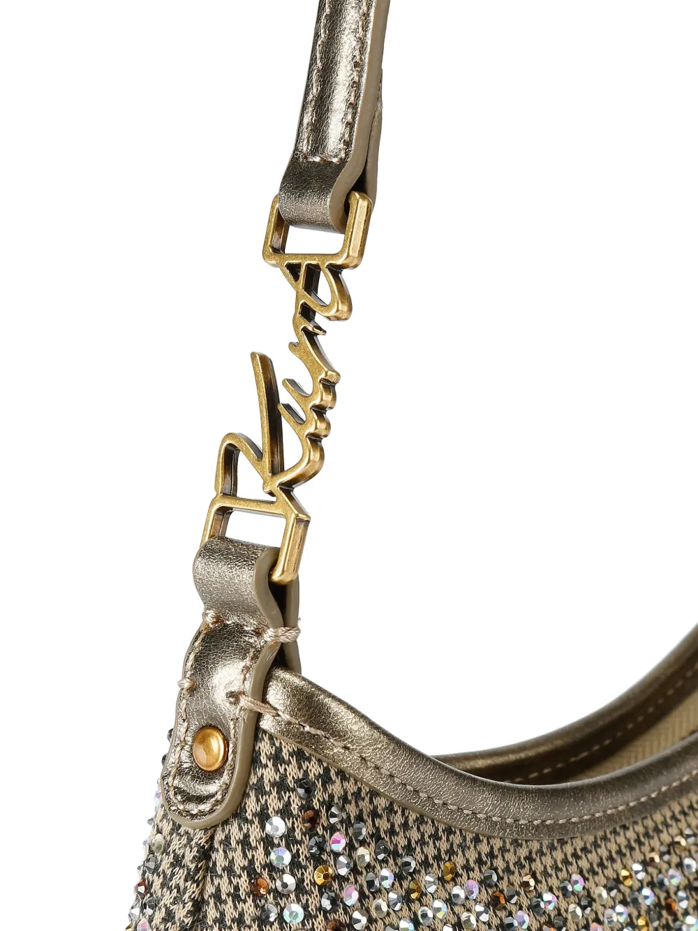 Kurt Geiger London Kurt Sling mini-schoudertas verfraaid met kristallen Goud