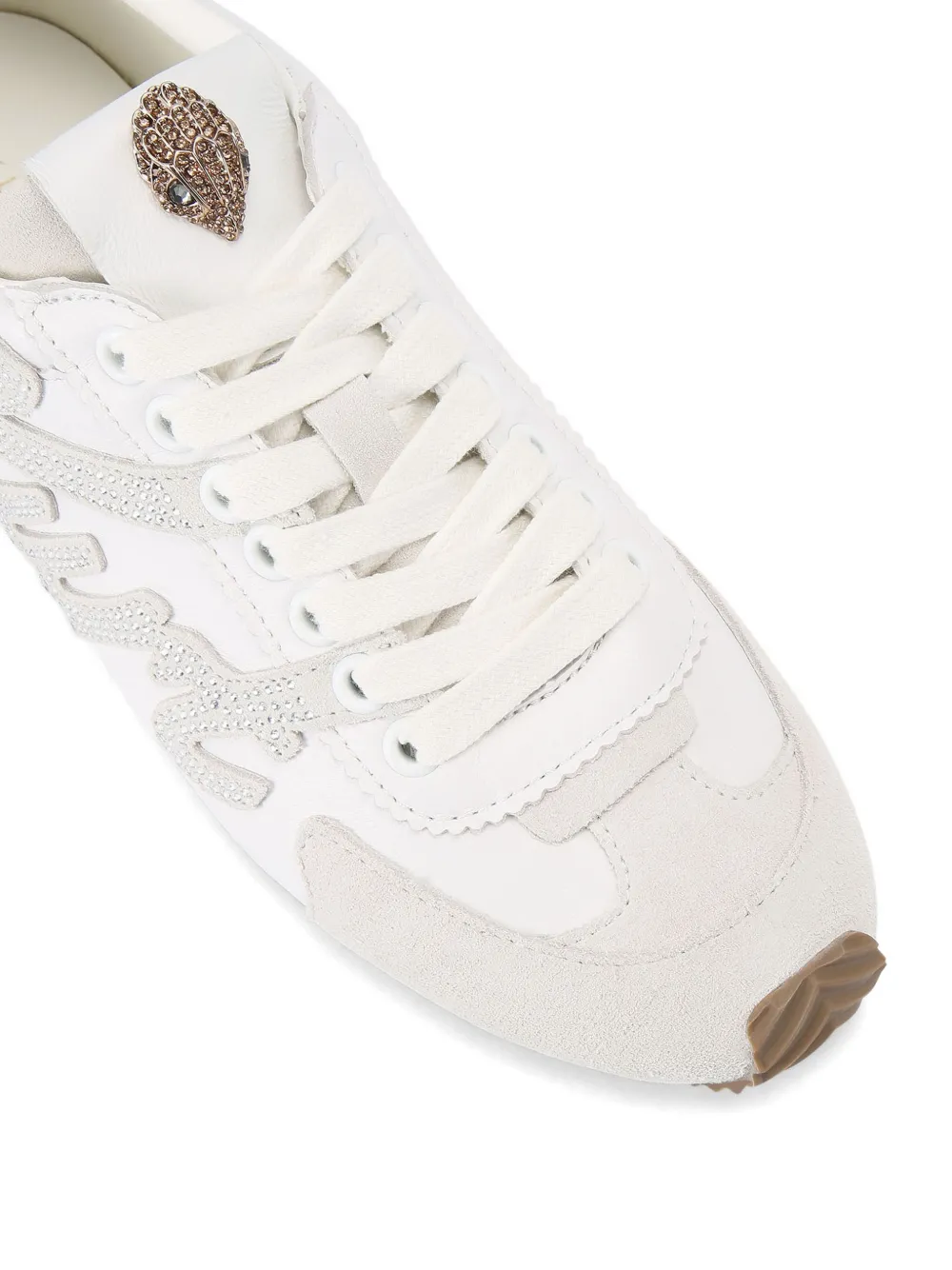 Kurt Geiger London Kurt Islington sneakers met suède vlak Wit