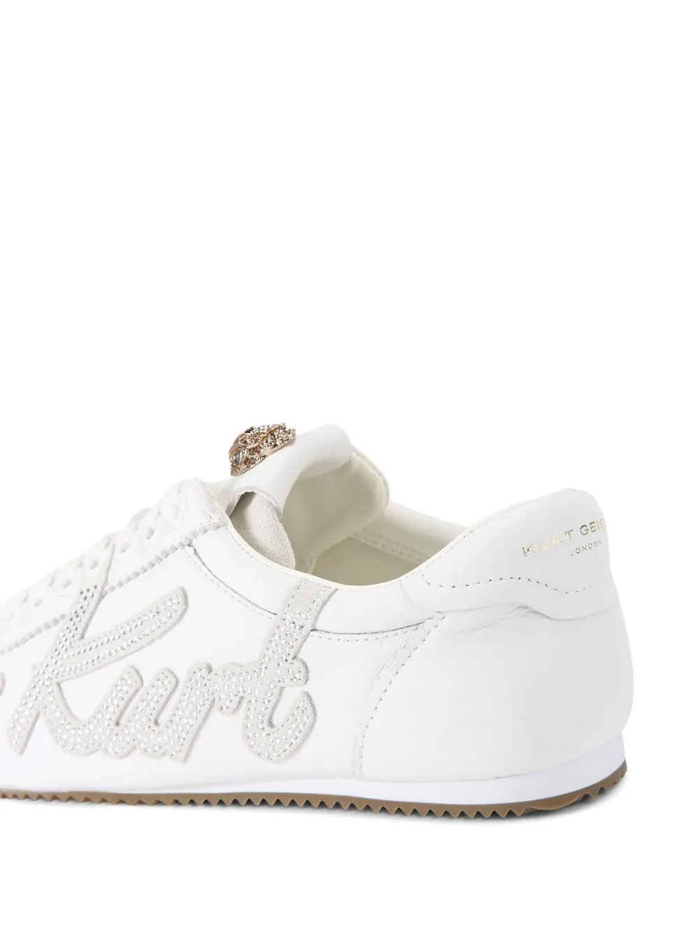 Kurt Geiger London Kurt Islington sneakers met suède vlak Wit