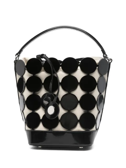 Pierre Hardy disc-embellished bucket bag