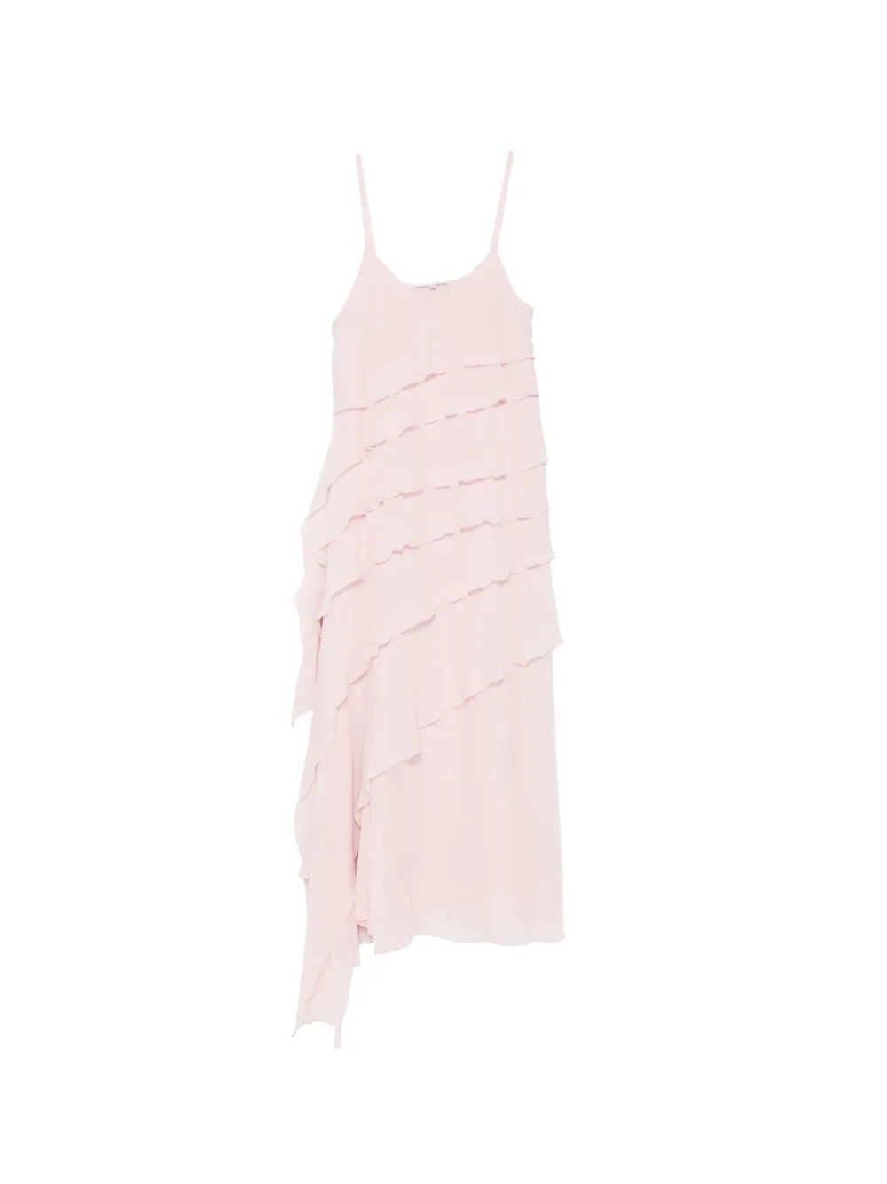 Antonelli Marilyn Ruffled Dress In Pink