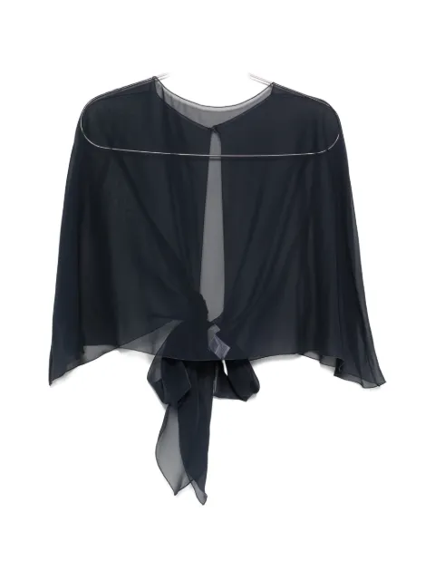 Antonelli tie-fastening cape
