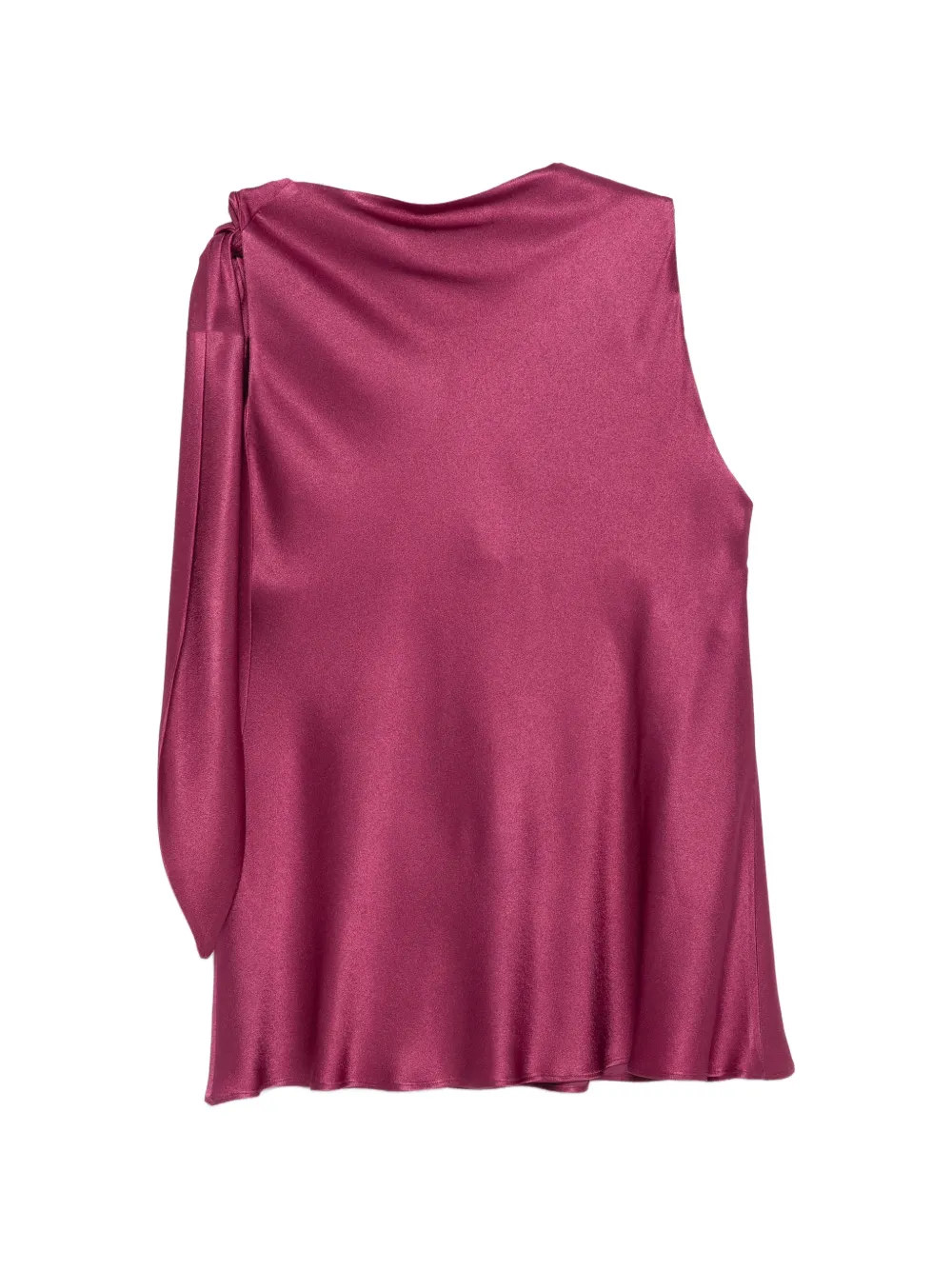 Antonelli Cloe blouse met geknoopt detail Paars