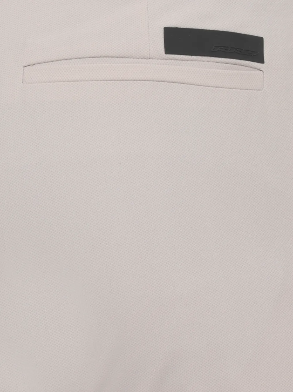 RRD Broek met logo-patch en omgeslagen pijpen Beige