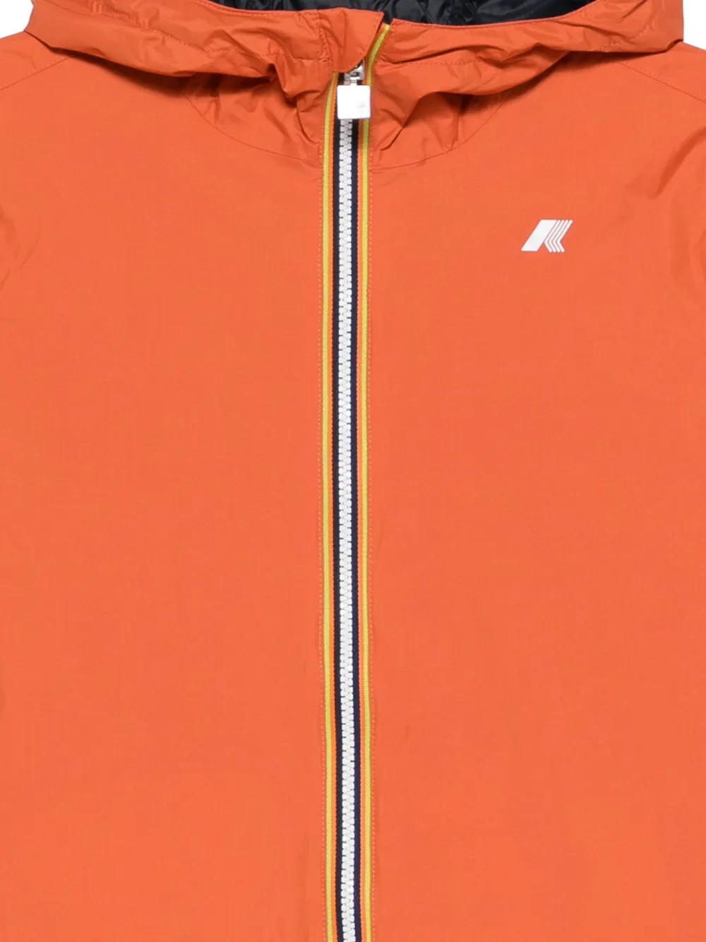 K-Way Jack met capuchon en rits Oranje
