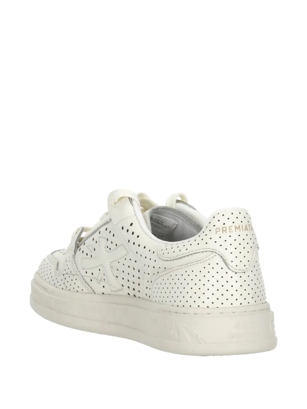 Premiata Quinnd 8251 geperforeerde sneakers Beige