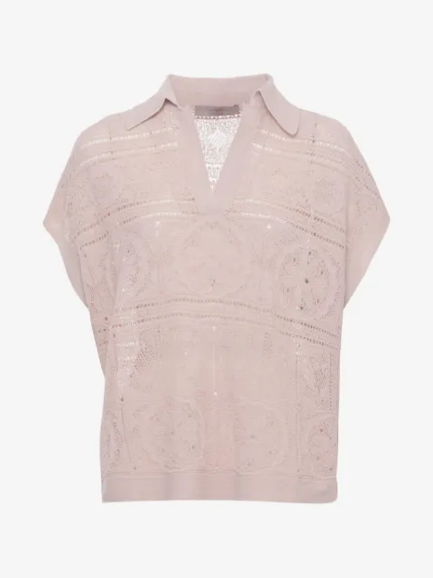 D.Exterior crocheted blouse