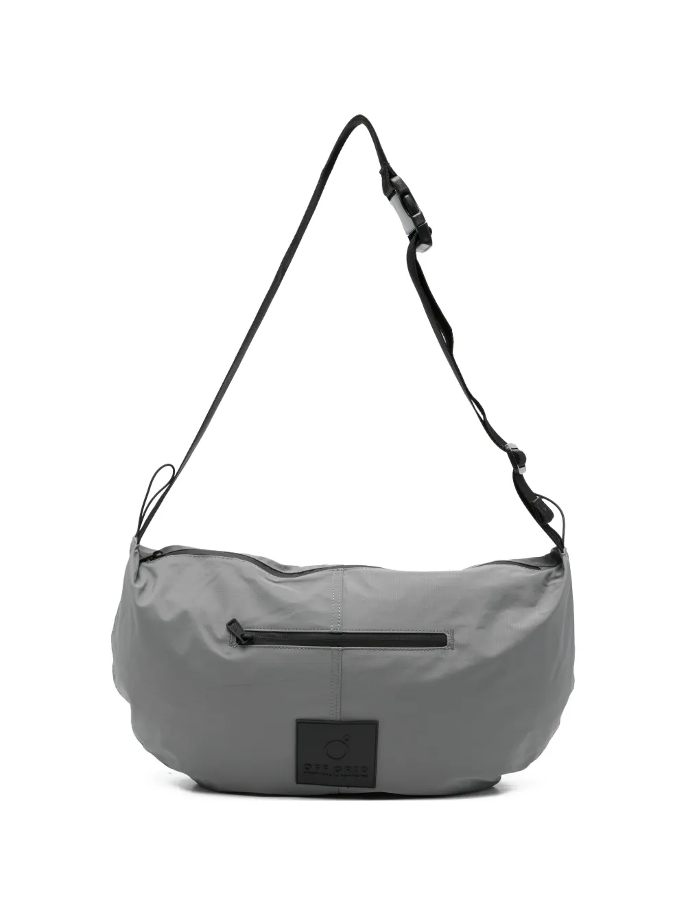 OFF GRID  zipped messenger bag | gris | Image 1