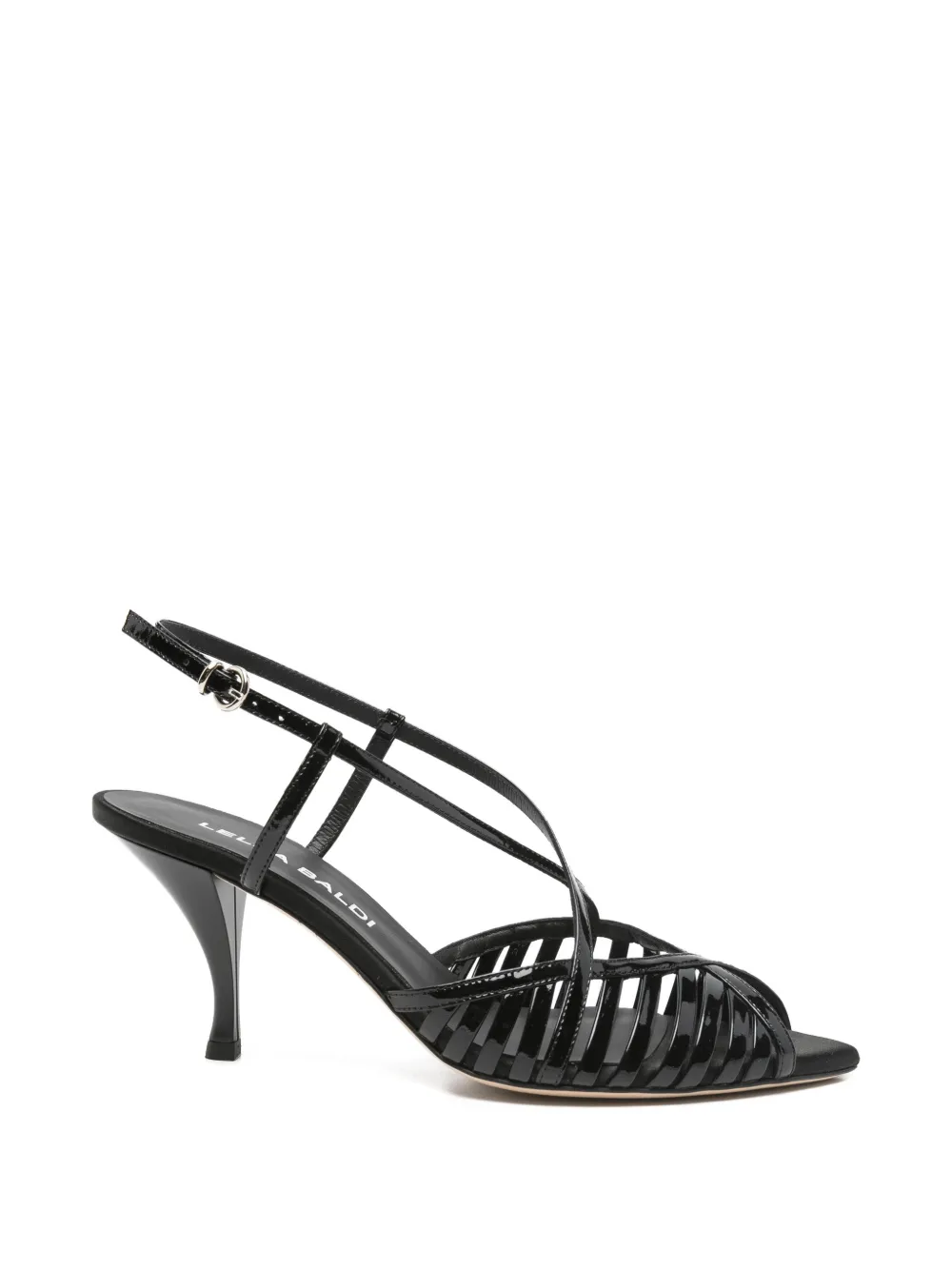 Lella Baldi open-toe strap sandals - Nero