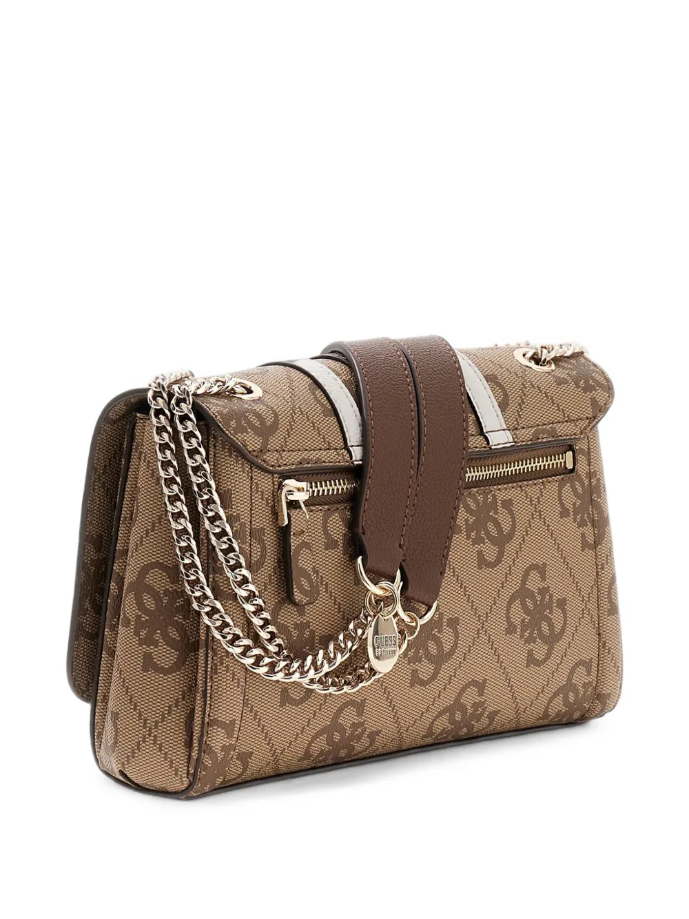 GUESS USA Noelle schoudertas Beige