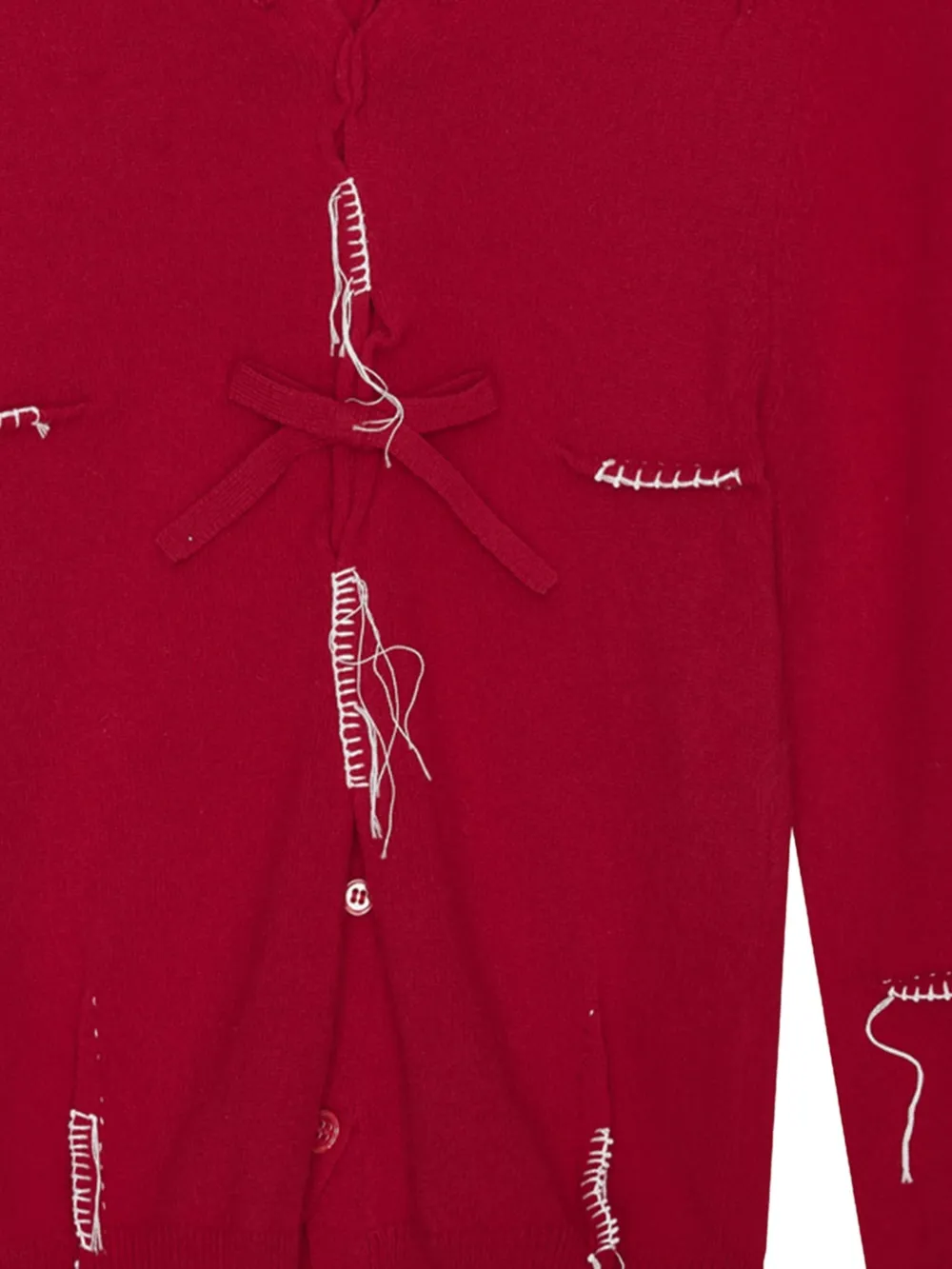  Shushu/tong Crew-neck Cardigan - Red 