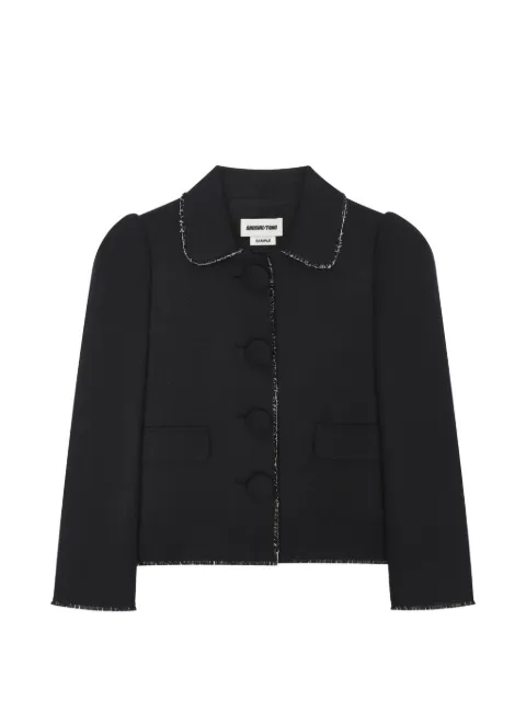 SHUSHU/TONG embroidered-trim jacket