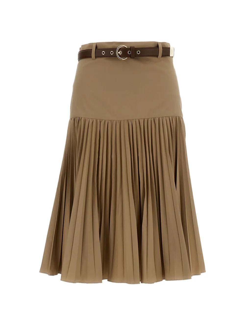 Max Mara pleated midi skirt - Toni neutri