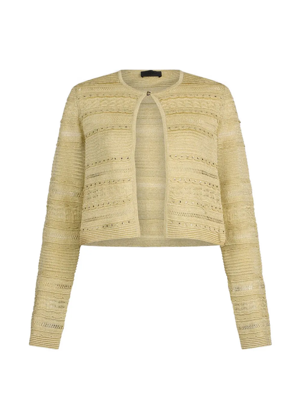 LIU JO Opengewerkt vest Beige