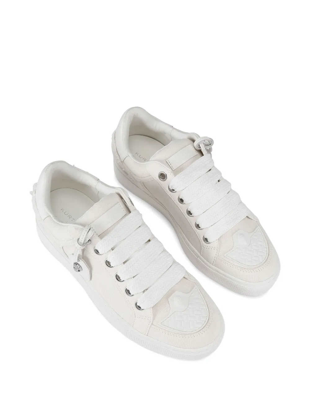 Kurt Geiger London Laney sneakers met label Wit