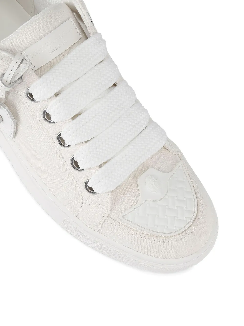 Kurt Geiger London Laney sneakers met label Wit