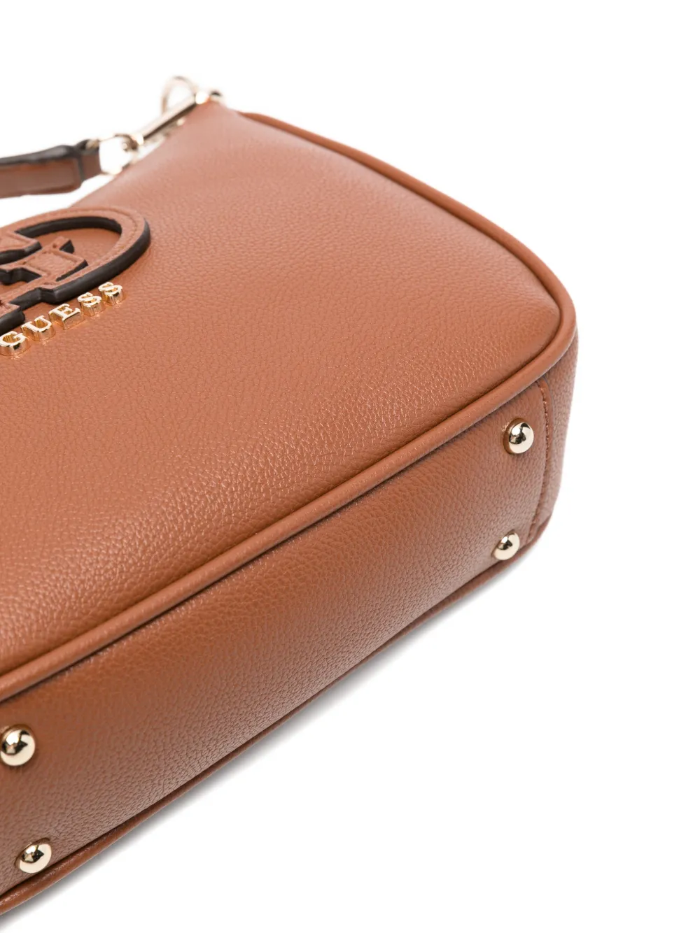 GUESS USA Isola schoudertas met logoplakkaat Bruin