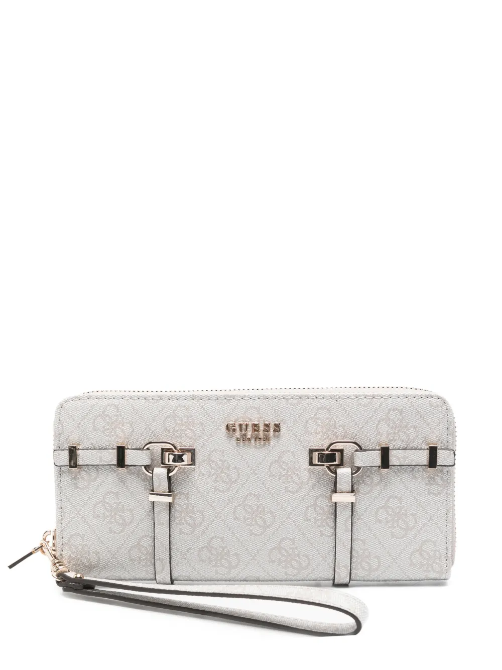 GUESS USA Leona logo-detail buckle wallet - Grigio