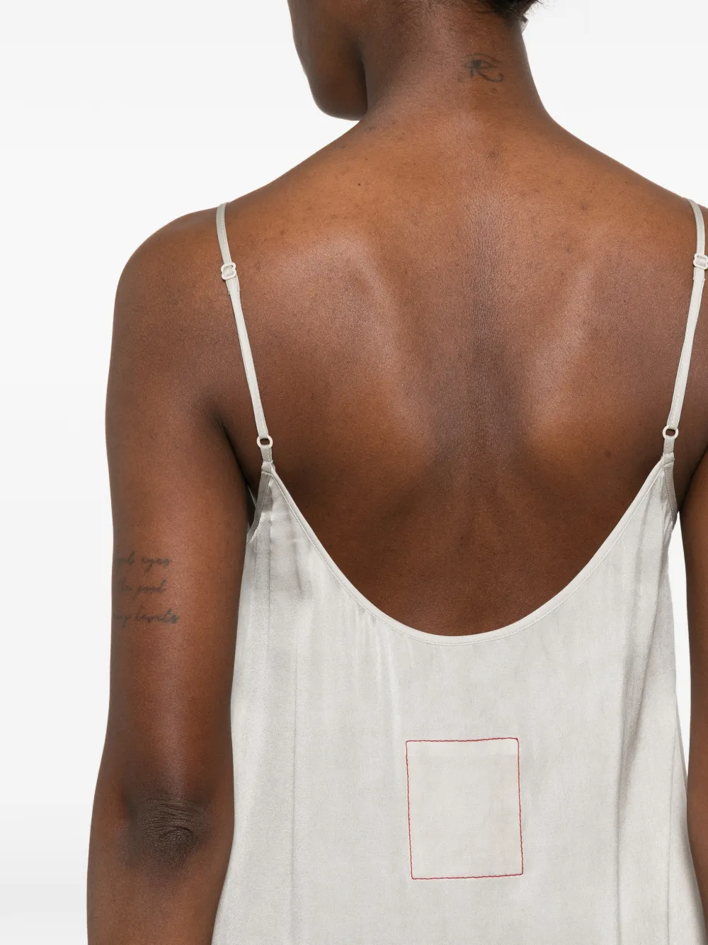 Uma Wang Anaya midi-jurk met spaghettibandjes Grijs