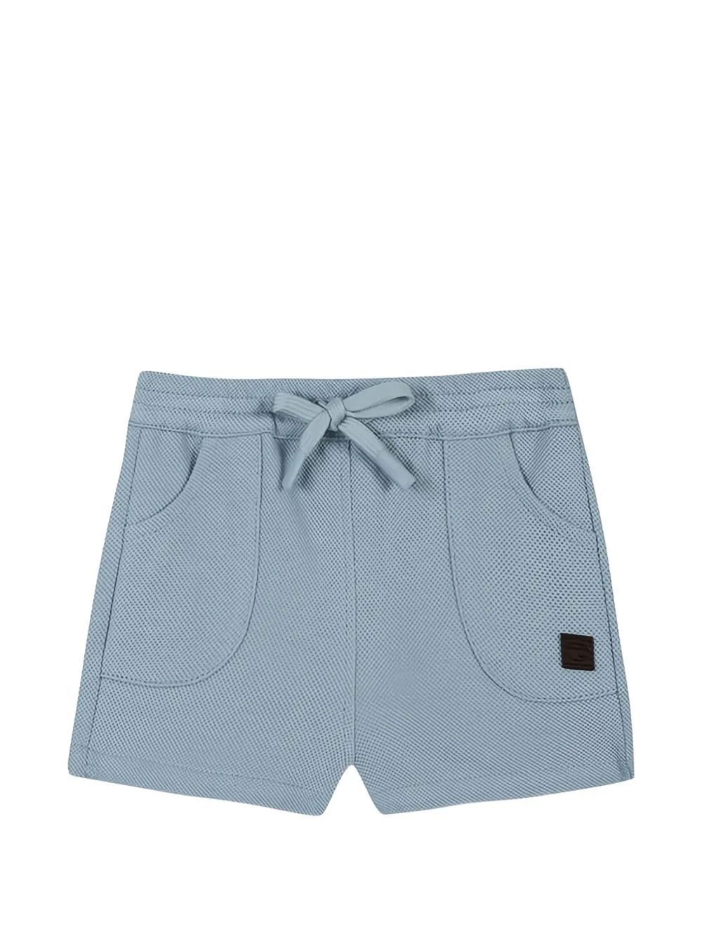 Tartine Et Chocolat drawstring patch shorts - Blu