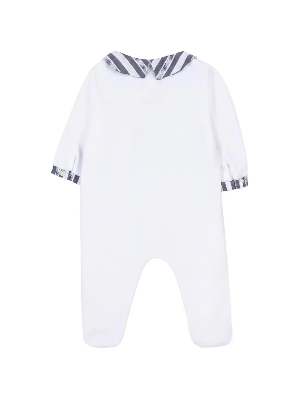 Tartine Et Chocolat striped-trim pajama Wit