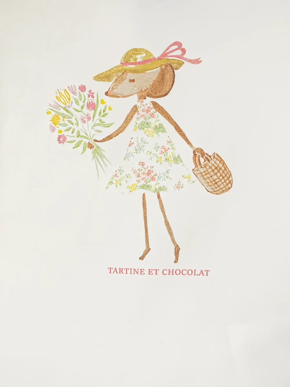 Tartine Et Chocolat T-shirt met ruches en grafische print Wit