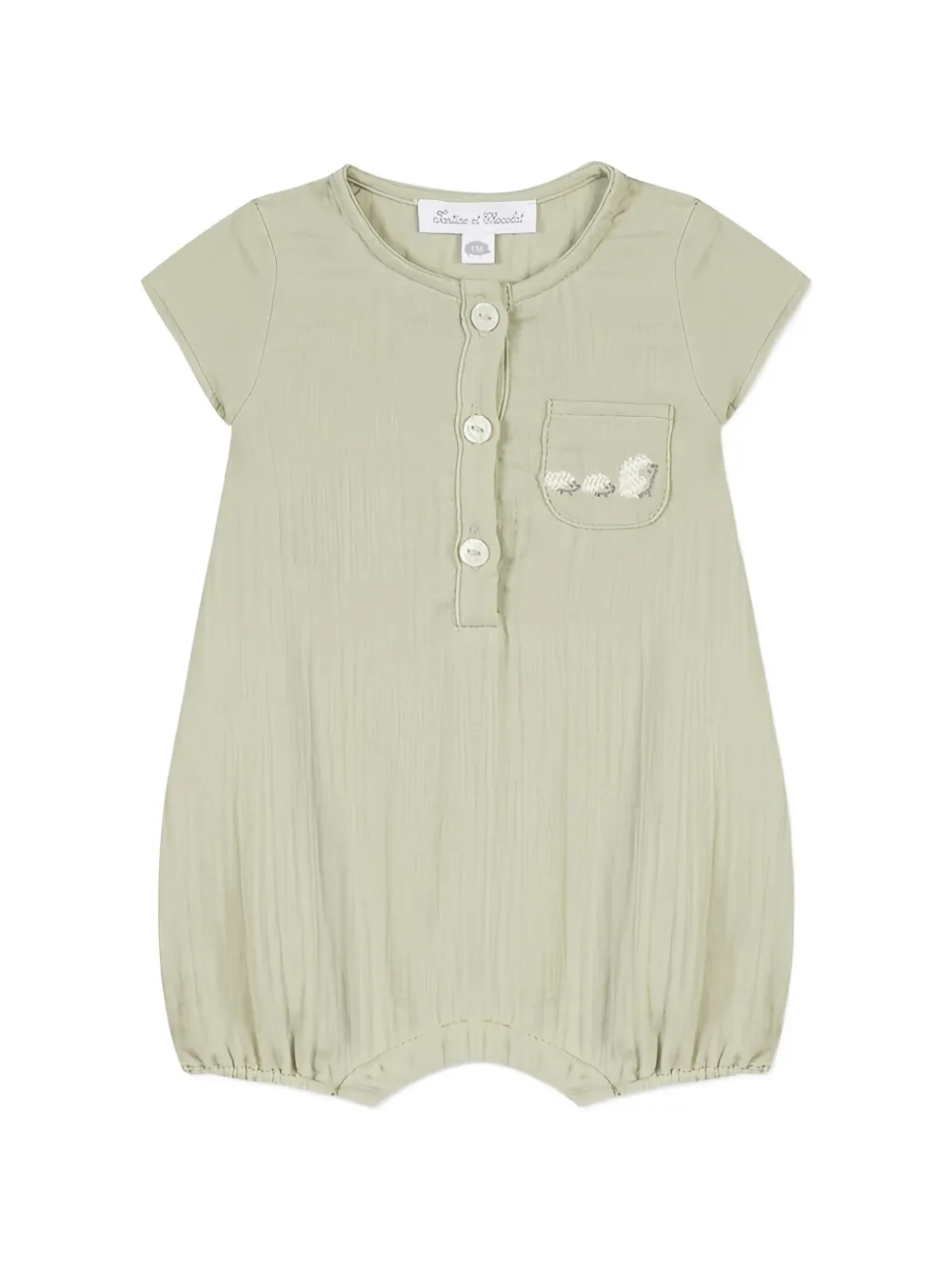 Tartine Et Chocolat chest-pocket body - Verde