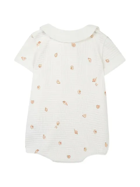 Tartine Et Chocolat seashell-prints cotton romper