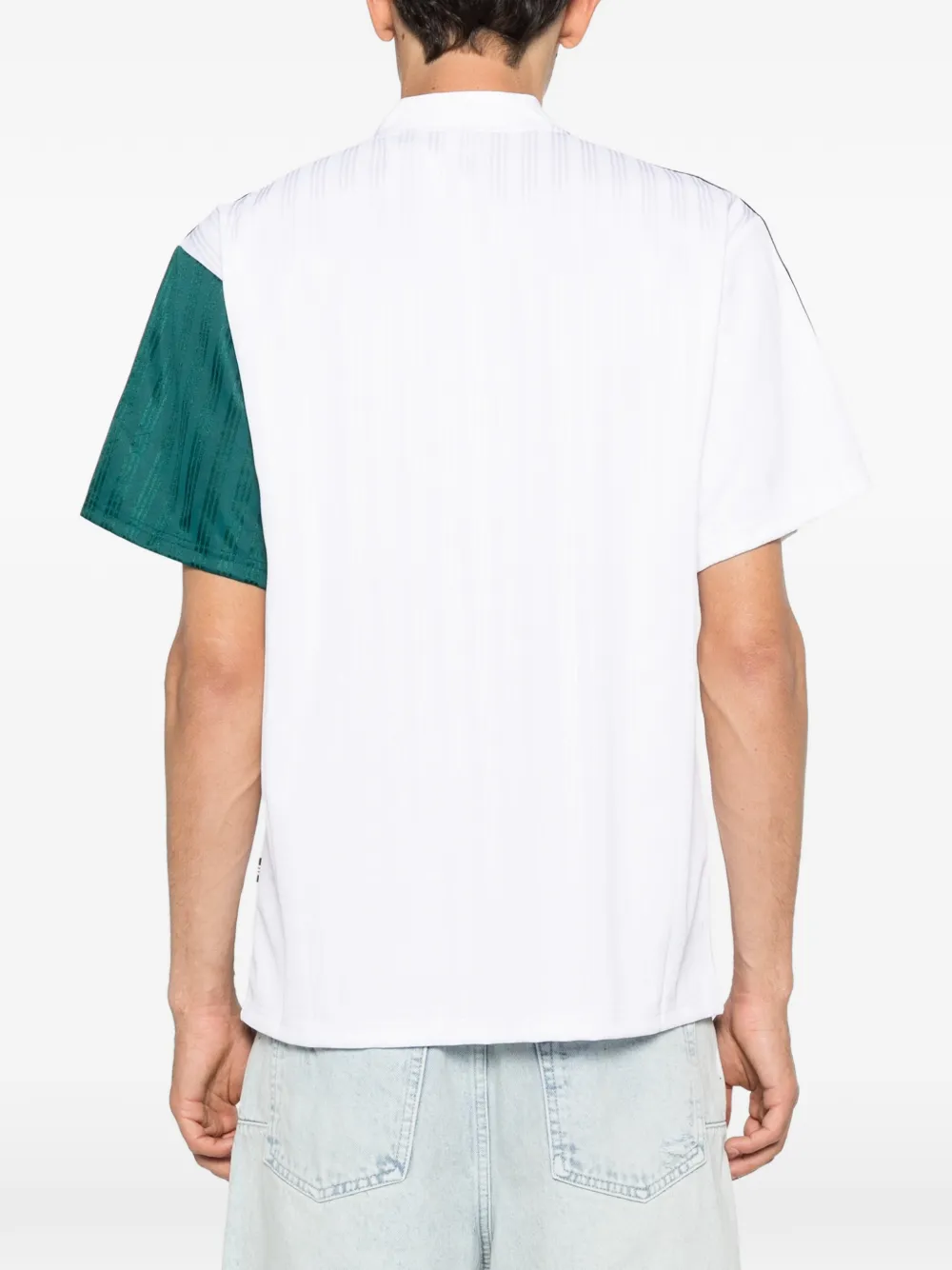 Adidas Liverpool FC three-stripe Panelled T-shirt | Green