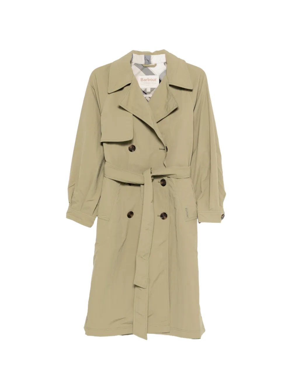 Barbour Layla trench coat - Verde